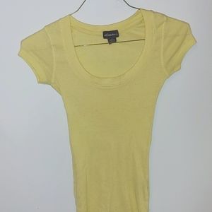 Pale Yellow tee
